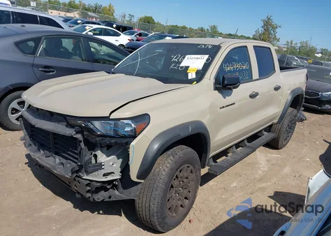 2024 Chevrolet Colorado 4Wd Trail Boss z USA, uszkodzony, nr VIN 1GCPTEEK9R1168868